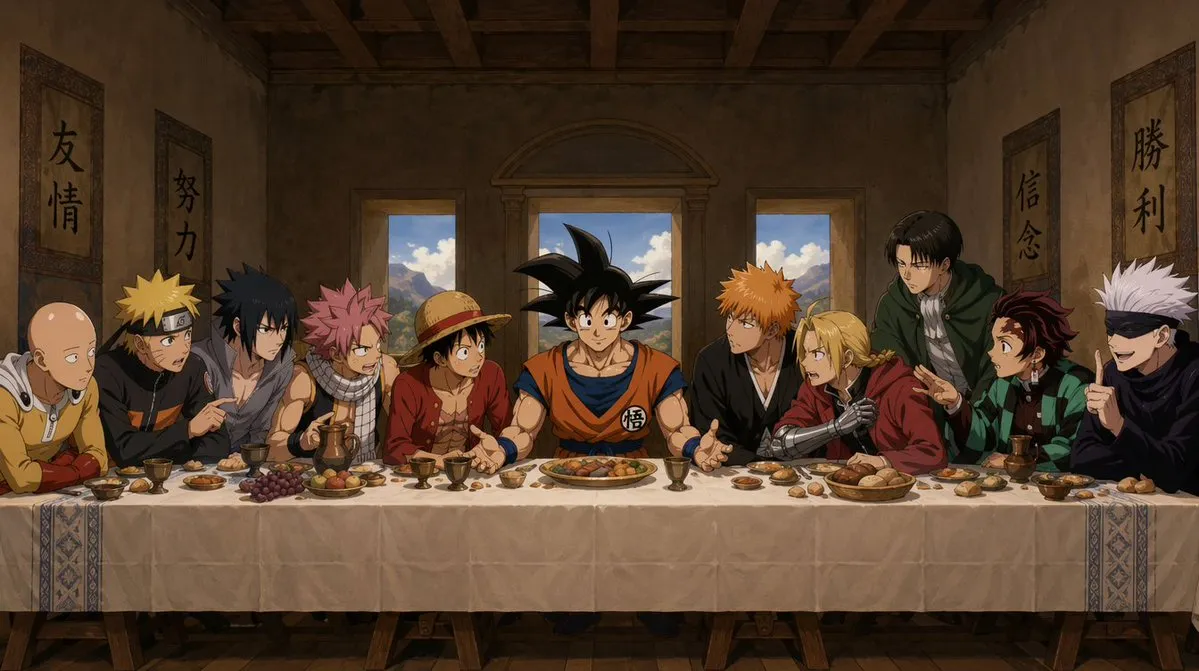 Anime Last Supper: Goku Edition