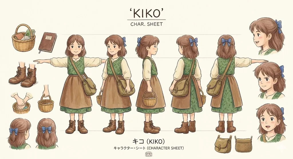 Ghibli Character Turnaround