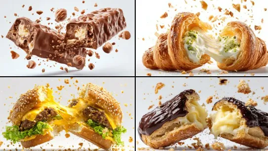 Exploding Food Photography