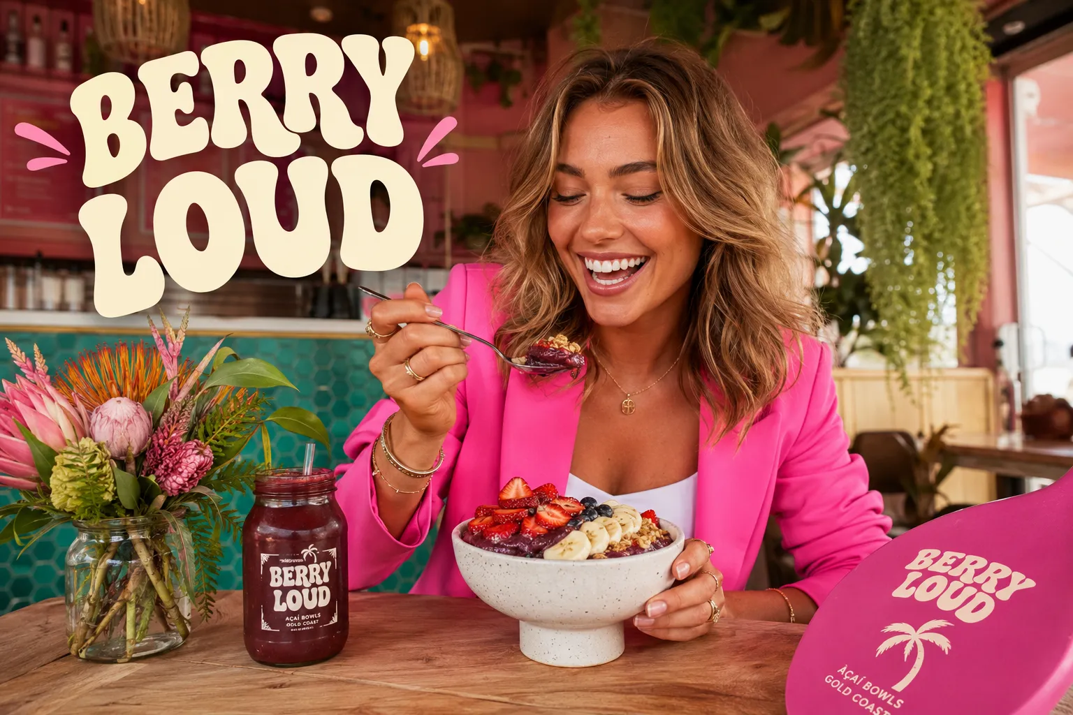 Berry Loud Acai Bowl Café Ad