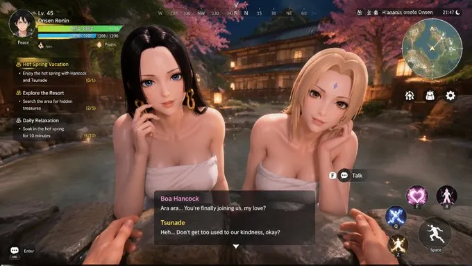 Onsen Resort RPG Boyfriend POV Screenshot
